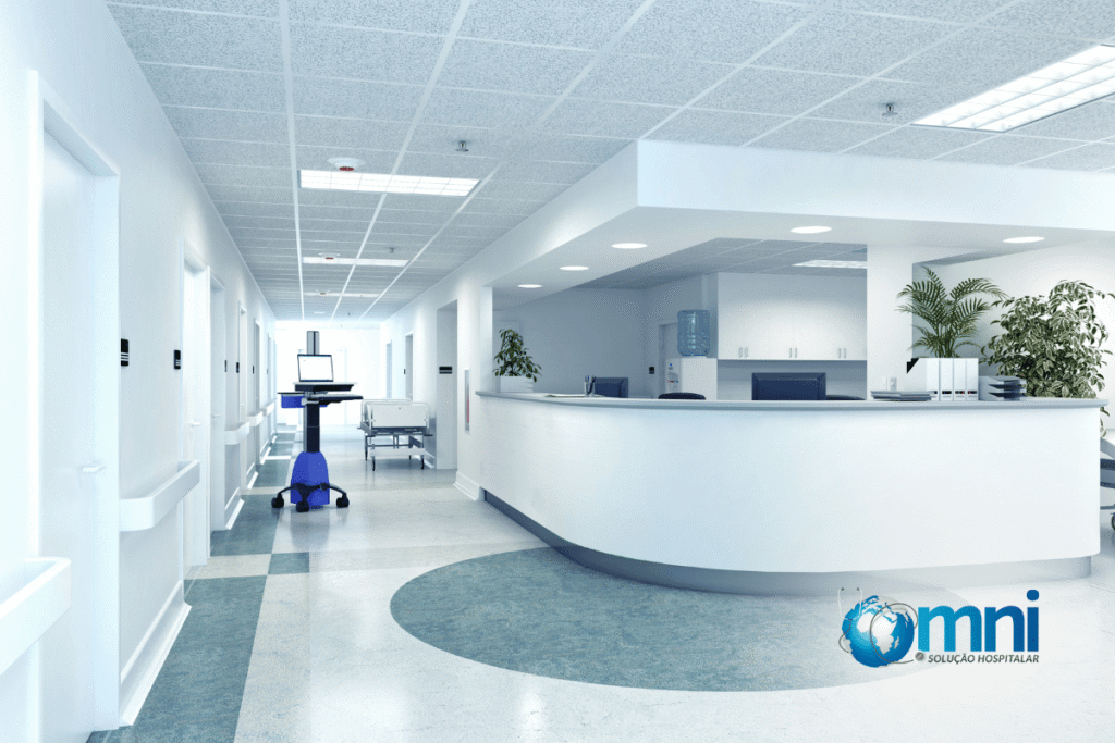 Recepção de um hospital